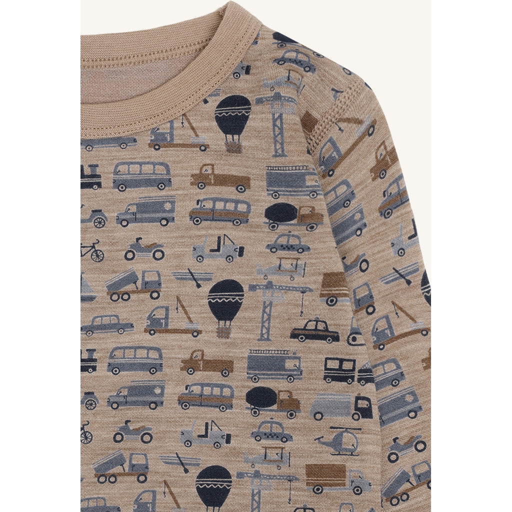 Hust & Claire HCAbba Work T-shirt L/S 3554 Biscuit