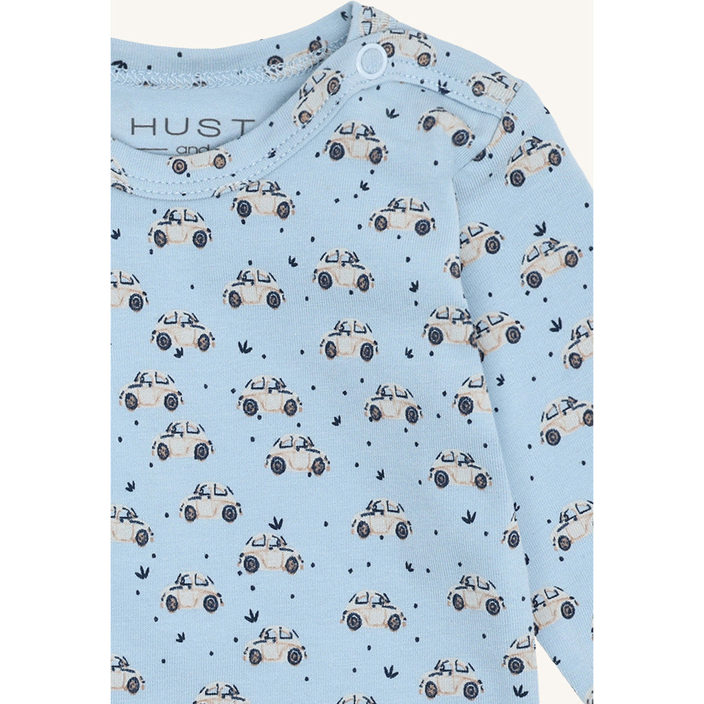 Hust & Claire HCBebe Car Bodystocking L/S 4117 Baby Blue