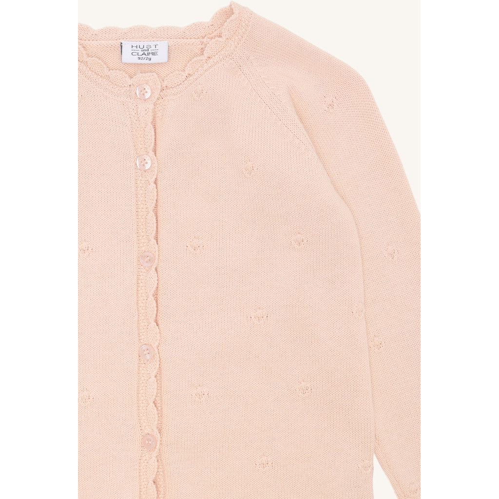 Hust & Claire HCCilja Pointelle Cardigan 3763 Quartz