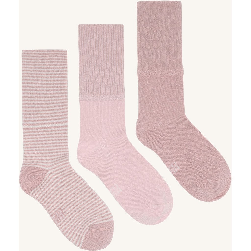Hust & Claire HCFosu 3-pack Socks 3366 Dusty Rose