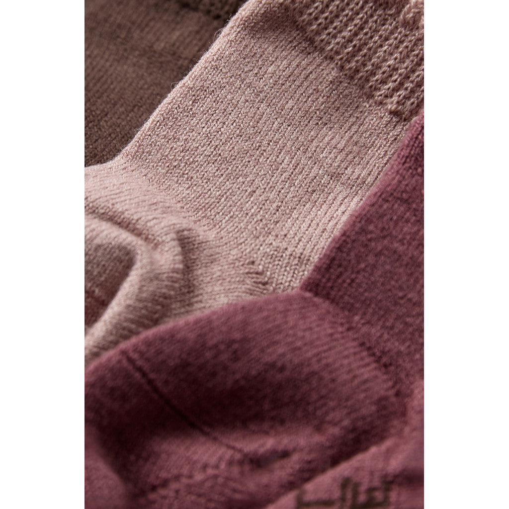 Hust & Claire HCFoty 3-pack Socks, Wool -Bamboo Socks 3850 Old Rose