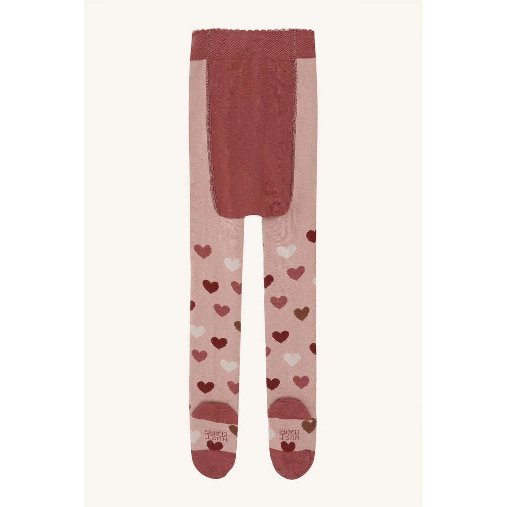 Hust & Claire HCFrankie Old hearts Stockings 3735 Adobe Rose