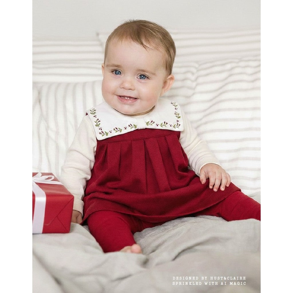 Hust & Claire HCKatinka collar Dresses 3379 Teaberry