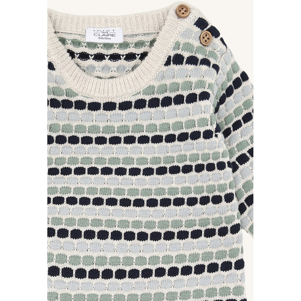 Hust & Claire HCMill dot Jumpsuit 3905 Iceberg