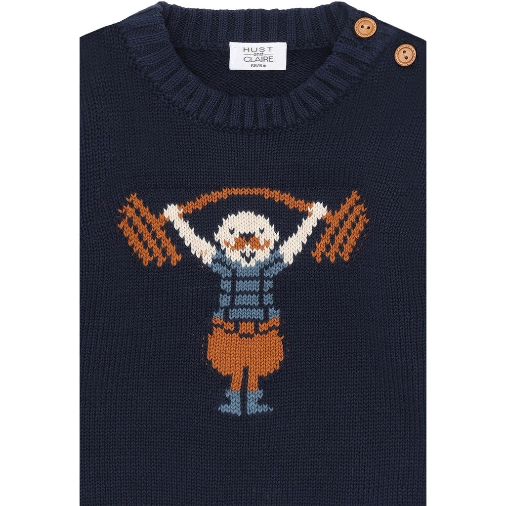 Hust & Claire HCPilou Strong Man Pullover 4150 More Navy