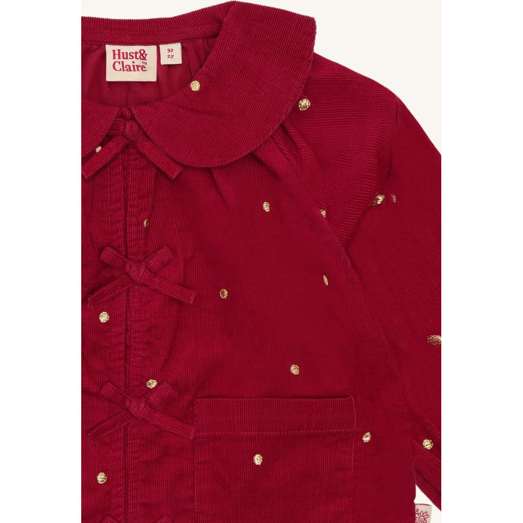 Hust & Claire HCRoselyn Dots Shirts 3379 Teaberry