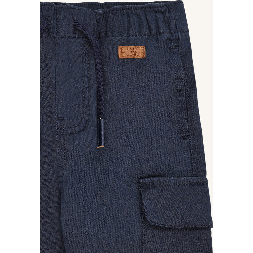 Hust & Claire HCTue Peached Canvas Trousers 4150 More Navy