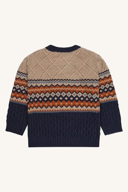 HCPelle Knit Colorblock Stripes - Color 3554