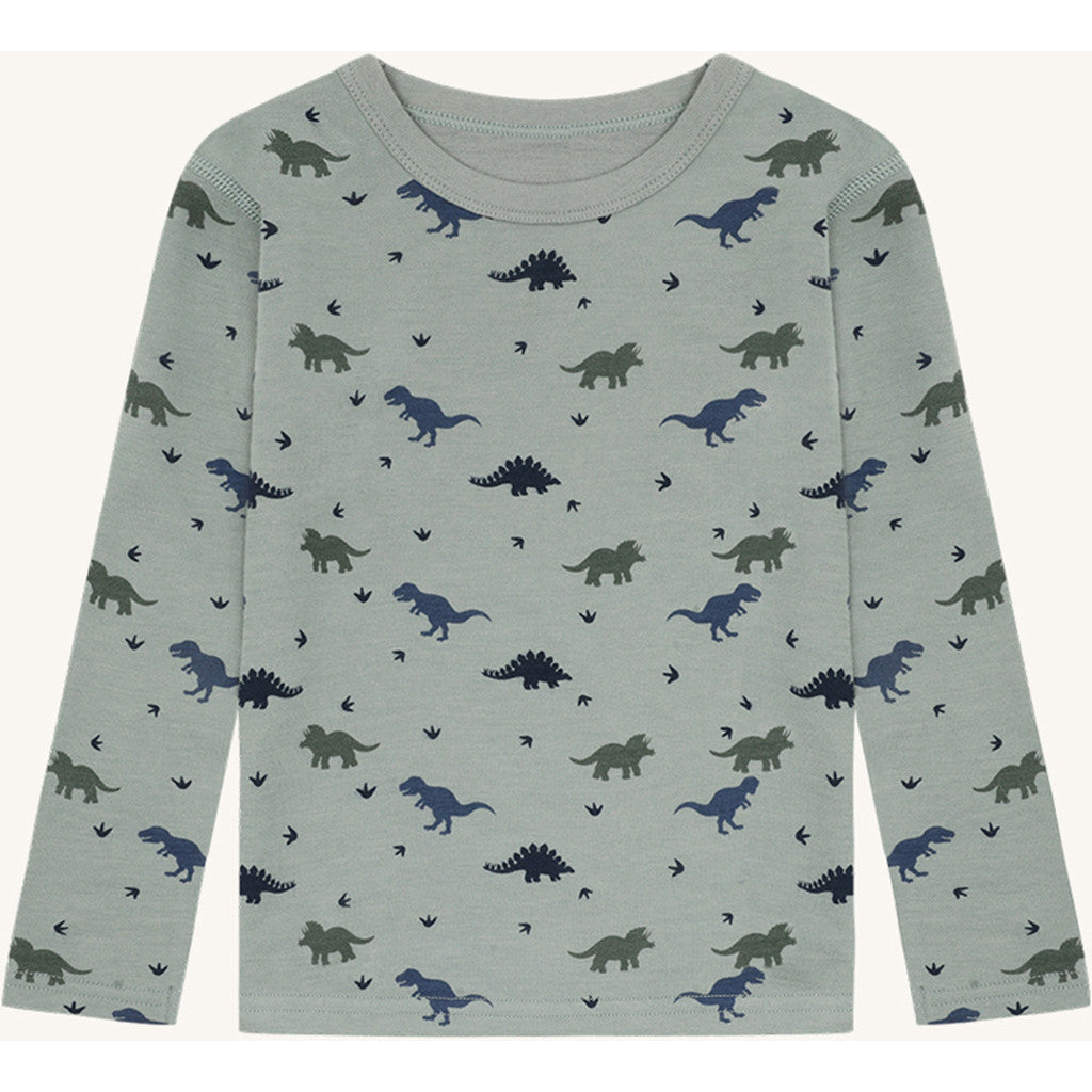Hust & Claire HCAbba Dino T-shirt L/S 3416 Slate Green