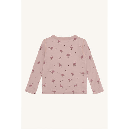 Hust & Claire HCAbba Ostrich T-shirt L/S 3735 Adobe Rose