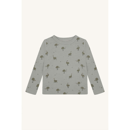 Hust & Claire HCAbba Ostrich T-shirt L/S 4440 Forest Fog