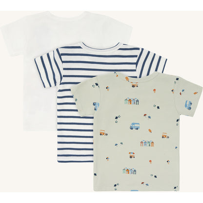 Hust & Claire HCAlbert 3-pack Holiday T-shirt S/S 3901 Green Foam