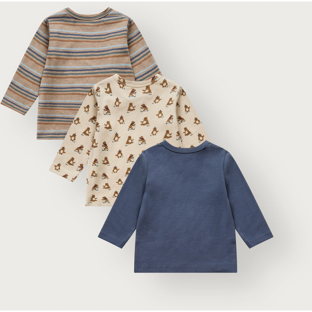 Hust & Claire HCAlbert Play T-shirt L/S 3552 Beige Melange