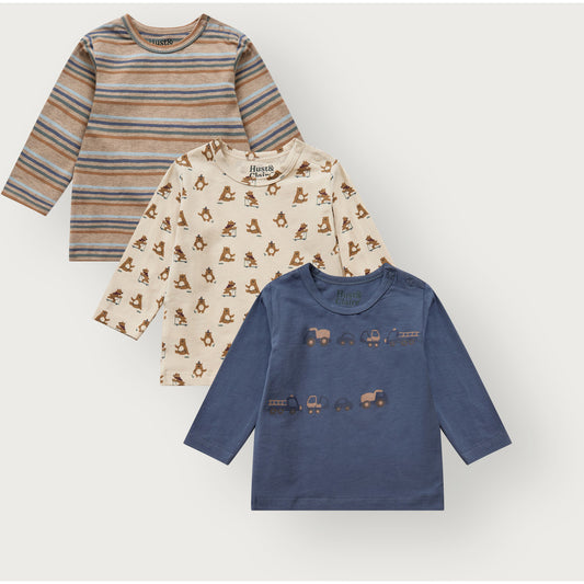 Hust & Claire HCAlbert Play T-shirt L/S 3552 Beige Melange