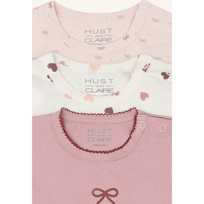 Hust & Claire HCAlda Bow T-shirt L/S 3336 Hushed Pink