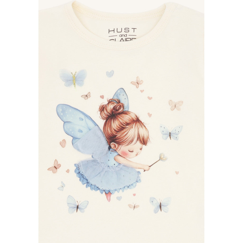 Hust & Claire HCAlma Baby fairy T-shirt L/S 3270 Ivory