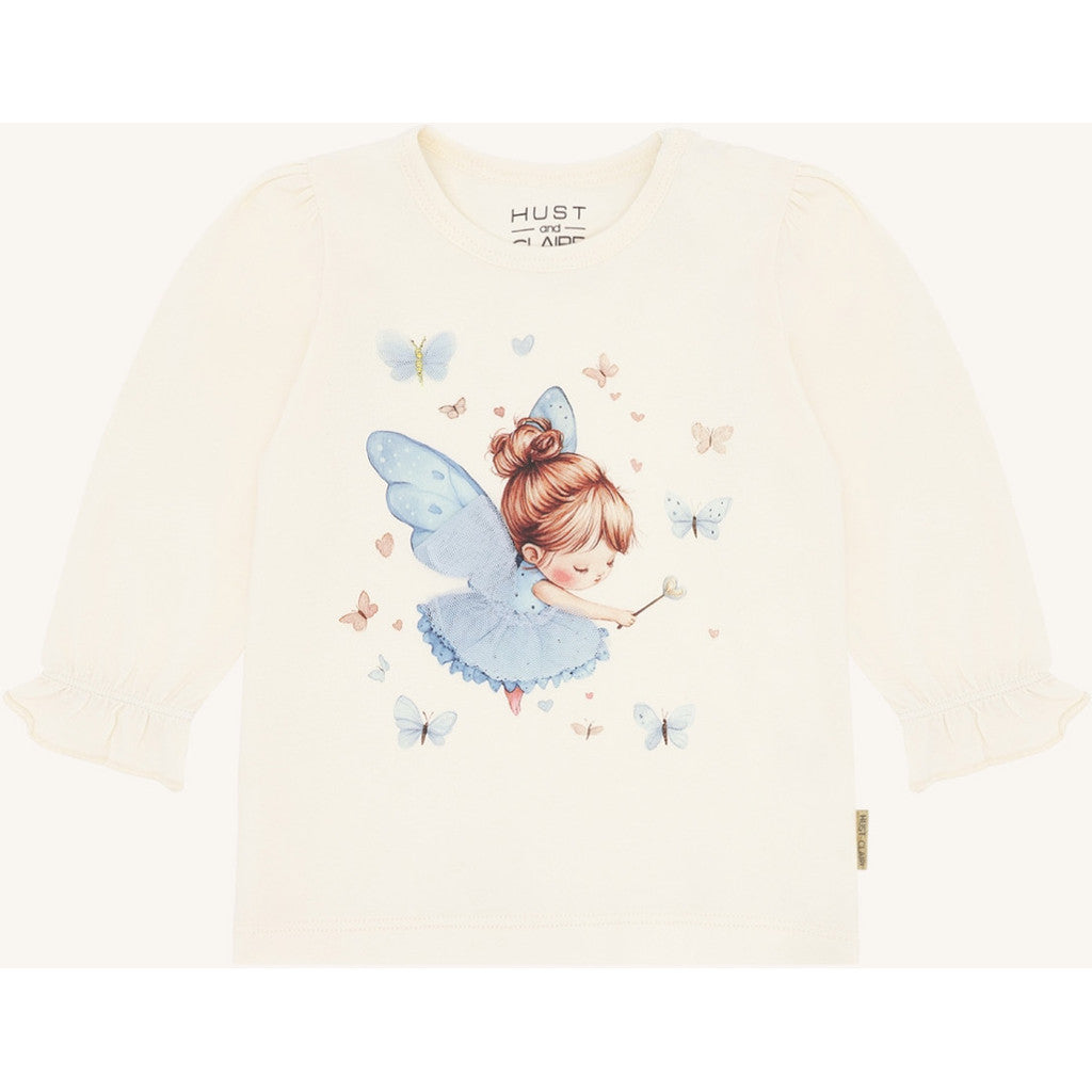 Hust & Claire HCAlma Baby fairy T-shirt L/S 3270 Ivory