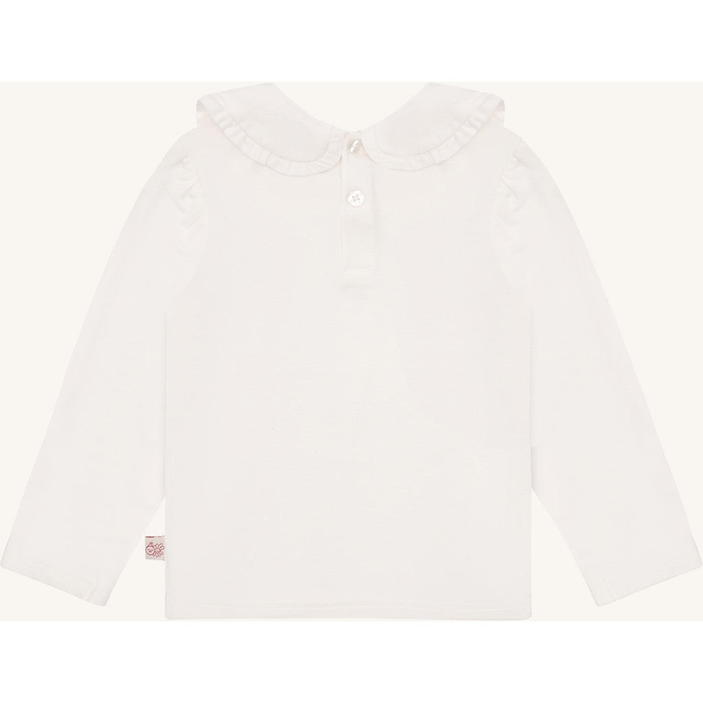 Hust & Claire HCAlma Big Collar T-shirt L/S 3260 Sugar