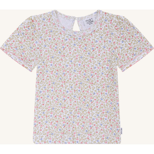 Hust & Claire HCAlma Blooming T-shirt S/S 3246 White