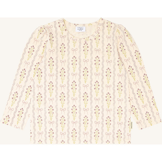 Hust & Claire HCAlma Boquet T-shirt L/S 3291 Vanilla