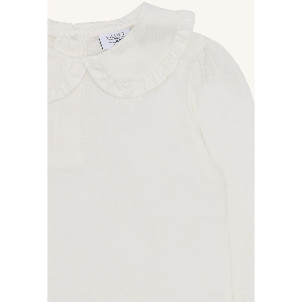 Hust & Claire HCAlma Collar T-shirt L/S 3260 Sugar