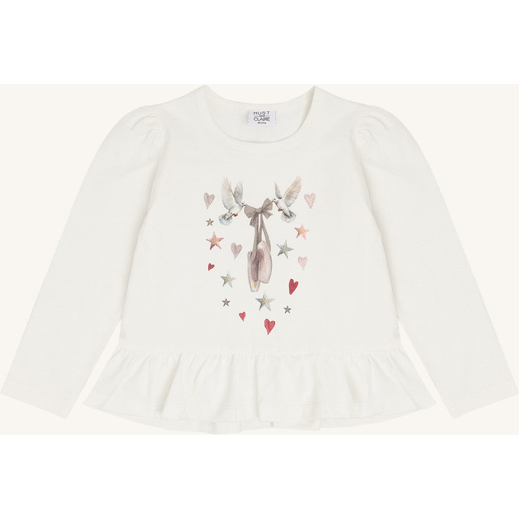 Hust & Claire HCAlma Dove T-shirt L/S 3270 Ivory