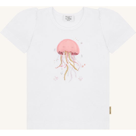 Hust & Claire HCAlma  Goople T-shirt S/S 3246 White