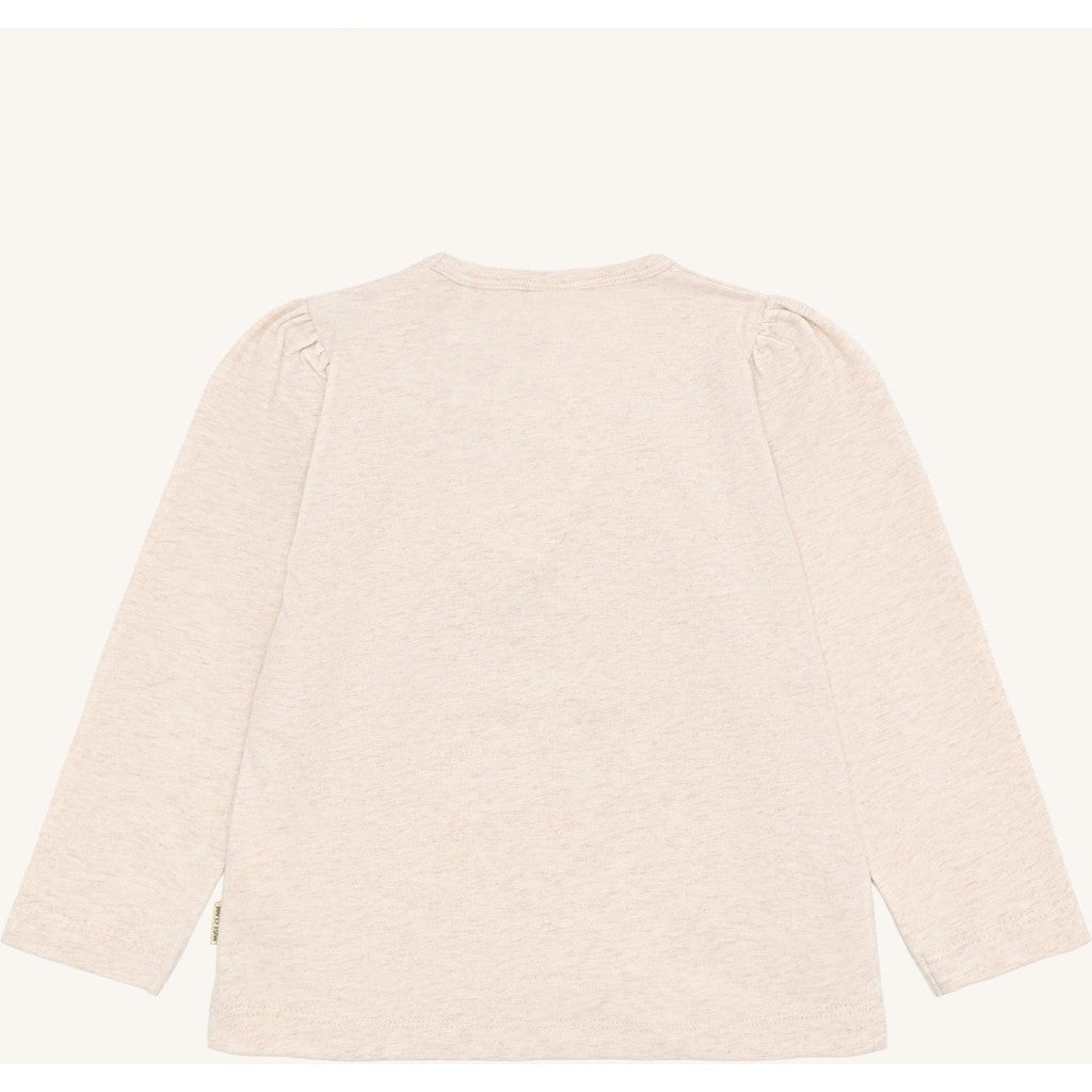 Hust & Claire HCAlma Headphones T-shirt L/S 1290 Wheat Melange