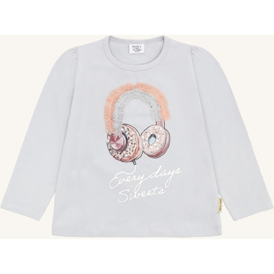 Hust & Claire HCAlma Headphones T-shirt L/S 3163 Light Blue