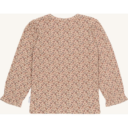 Hust & Claire HCAlma Little roses W25 T-shirt L/S 3549 Rugby Tan
