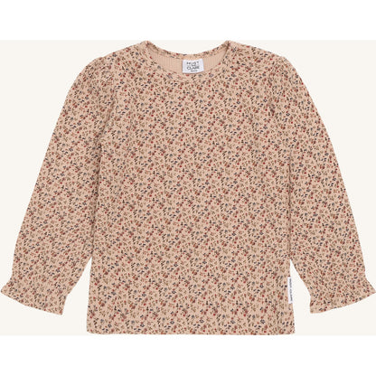 Hust & Claire HCAlma Little roses W25 T-shirt L/S 3549 Rugby Tan