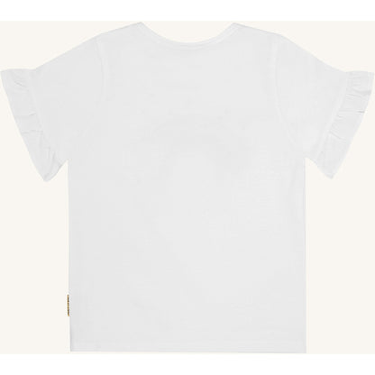 Hust & Claire HCAlma  Rainbow T-shirt S/S 3246 White
