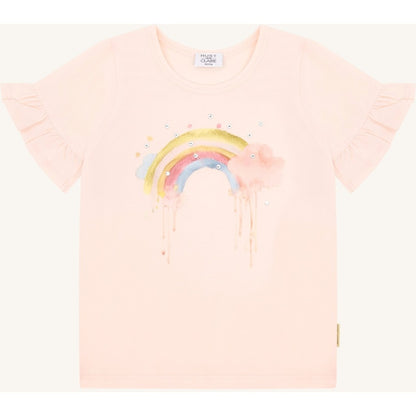 Hust & Claire HCAlma  Rainbow T-shirt S/S 3763 Quartz