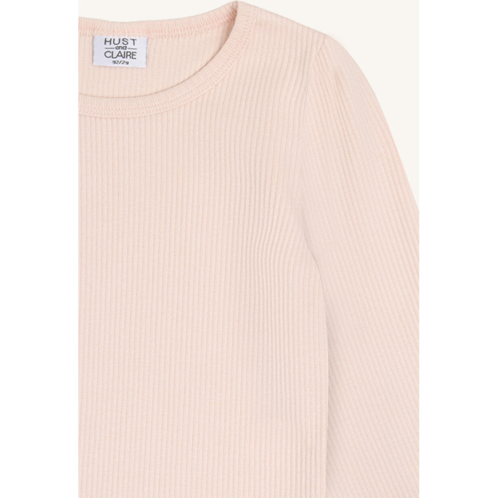 Hust & Claire HCAlma Solid T-shirt L/S 3763 Quartz
