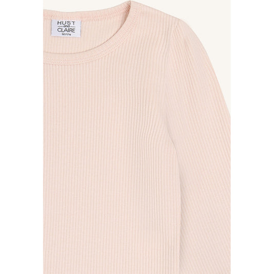 Hust & Claire HCAlma Solid T-shirt L/S 3763 Quartz