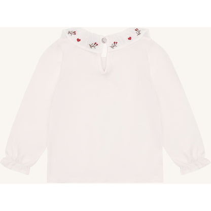 Hust & Claire HCAlma collar xmas T-shirt L/S 3260 Sugar