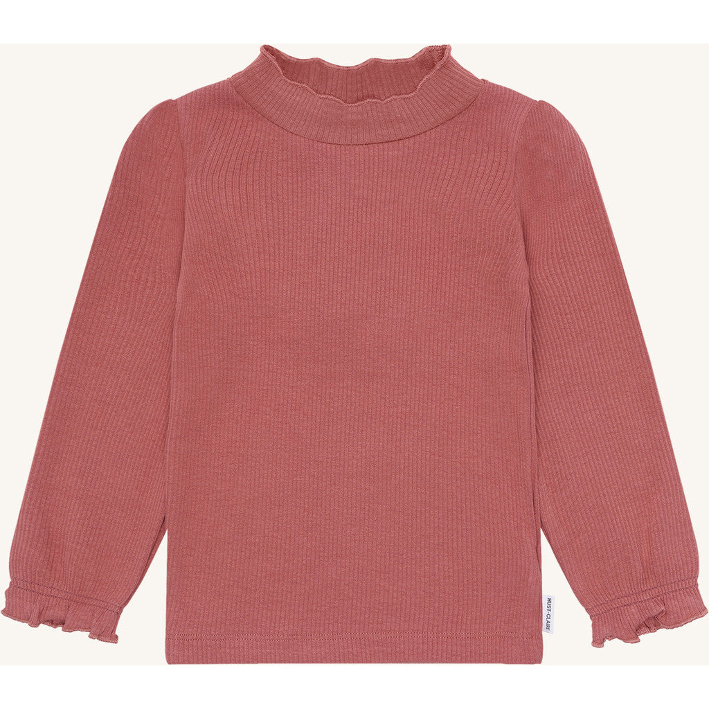 Hust & Claire HCAmma Solid T-shirt L/S 3392 Dry Rose