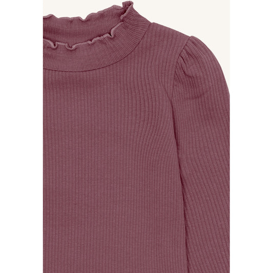 Hust & Claire HCAmma Solid T-shirt L/S 3870 Plum