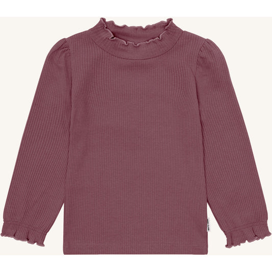 Hust & Claire HCAmma Solid T-shirt L/S 3870 Plum