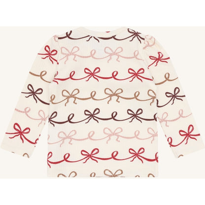Hust & Claire HCAmma bow T-shirt L/S 3260 Sugar