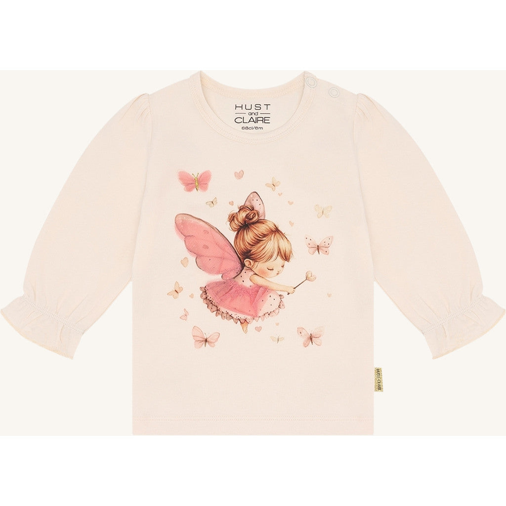 Hust & Claire HCAnna Baby fairy T-shirt L/S 4717 Petal Pink