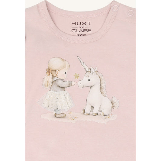 Hust & Claire HCAnna Friends T-shirt L/S 3336 Hushed Pink