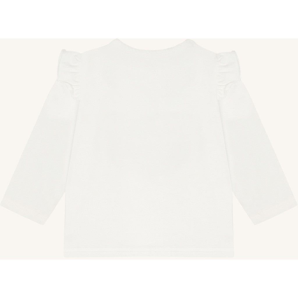 Hust & Claire HCAnna heart T-shirt L/S 3270 Ivory