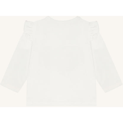 Hust & Claire HCAnna heart T-shirt L/S 3270 Ivory