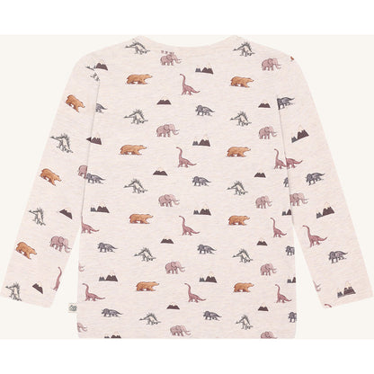 Hust & Claire HCAnton Animals T-shirt L/S 1290 Wheat Melange
