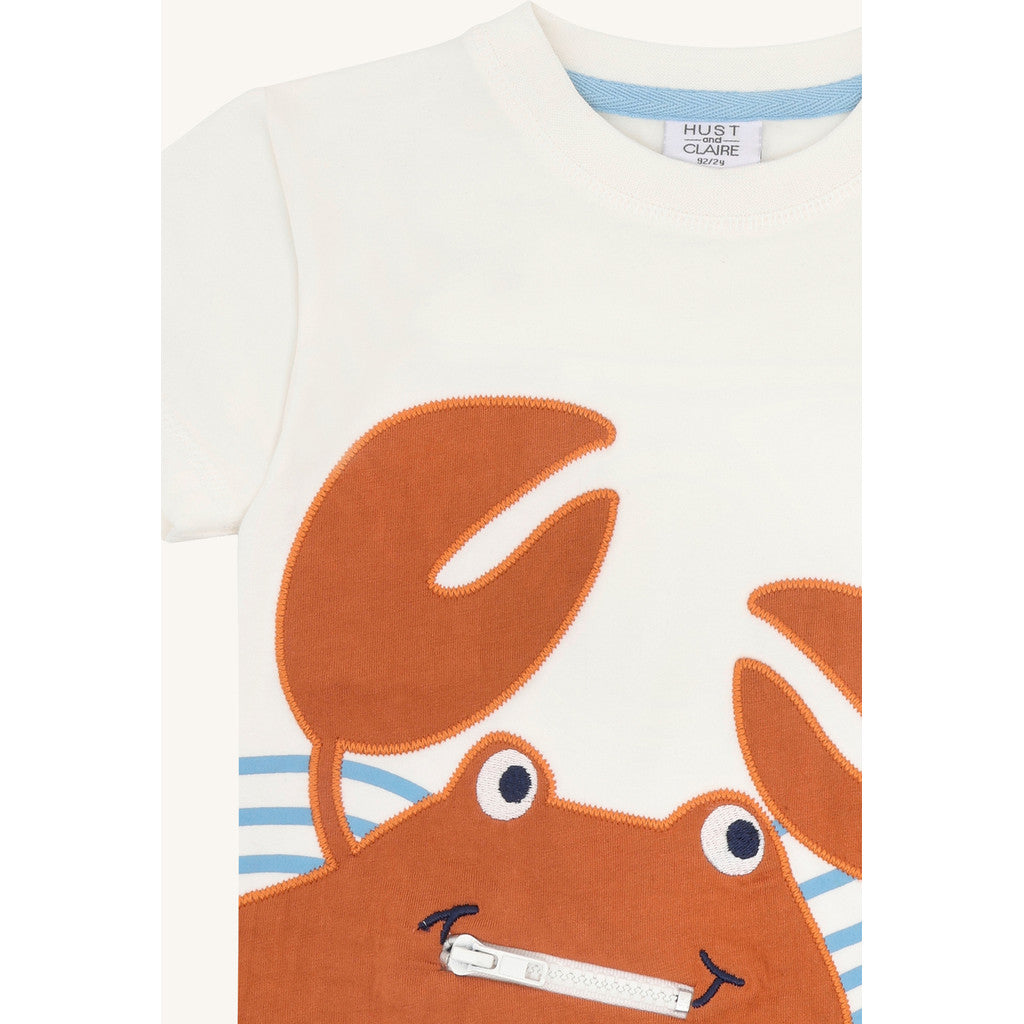 Hust & Claire HCAnton Crab T-shirt S/S 3270 Ivory