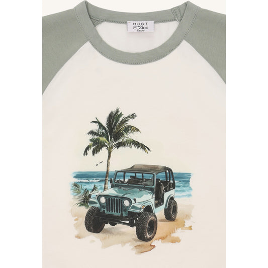 Hust & Claire HCAnton Jeep T-shirt S/S 3905 Iceberg