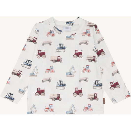 Hust & Claire HCAnton Logging T-shirt L/S 3270 Ivory