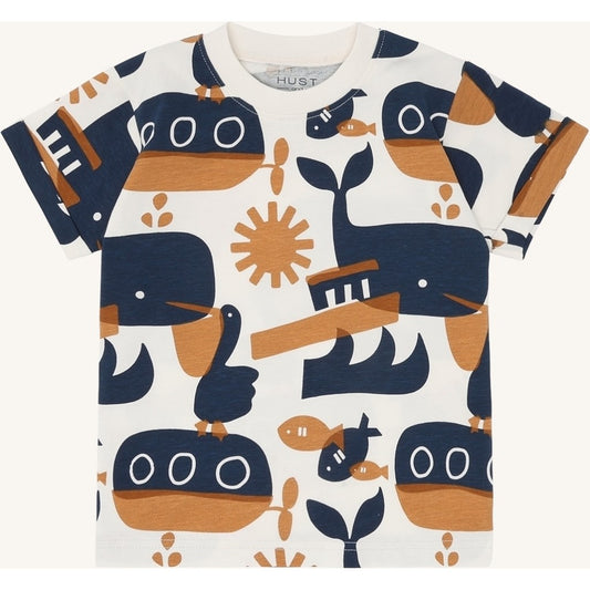 Hust & Claire HCAnton Oceanlife T-shirt S/S 3272 Snow White