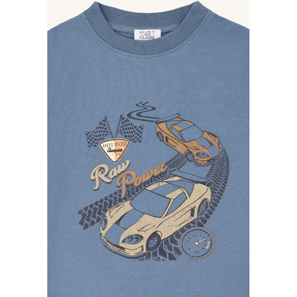 Hust & Claire HCAnton Race car T-shirt L/S 4996 Blue Fusion